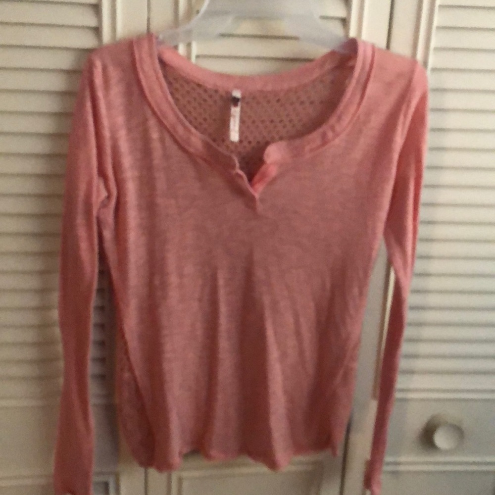pink long sleeve